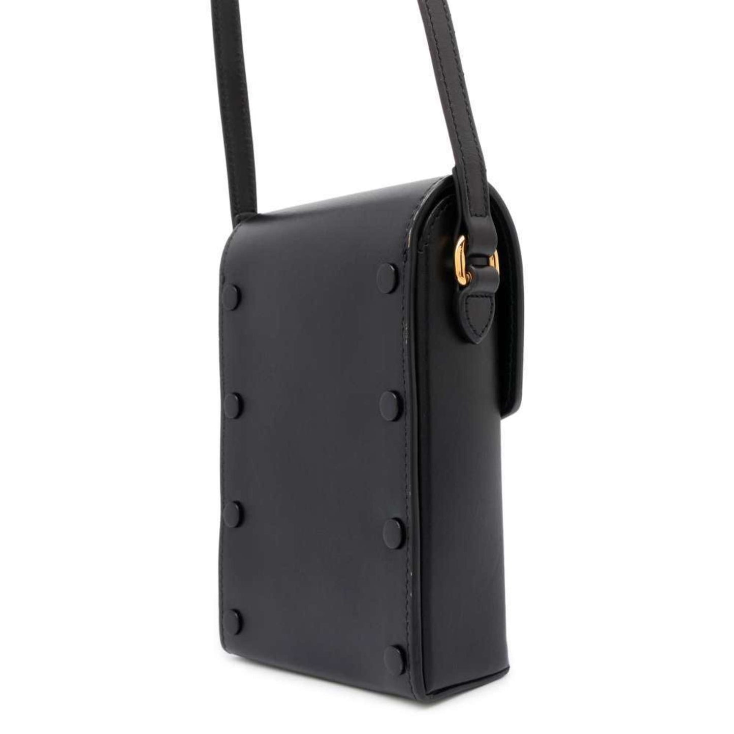 Gucci Horsebit Black Leather Shoulder Bag