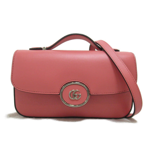 Gucci Pink Leather Shoulder Bag ()