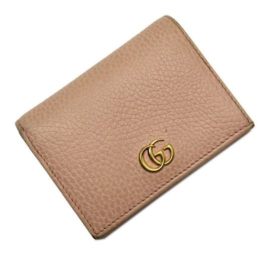 Gucci Pink Beige Leather Wallet (Bi-Fold)
