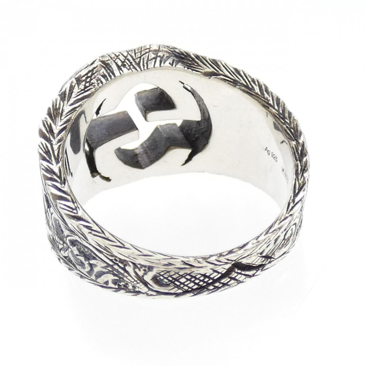 Gucci Silver Silver 925 Band Ring