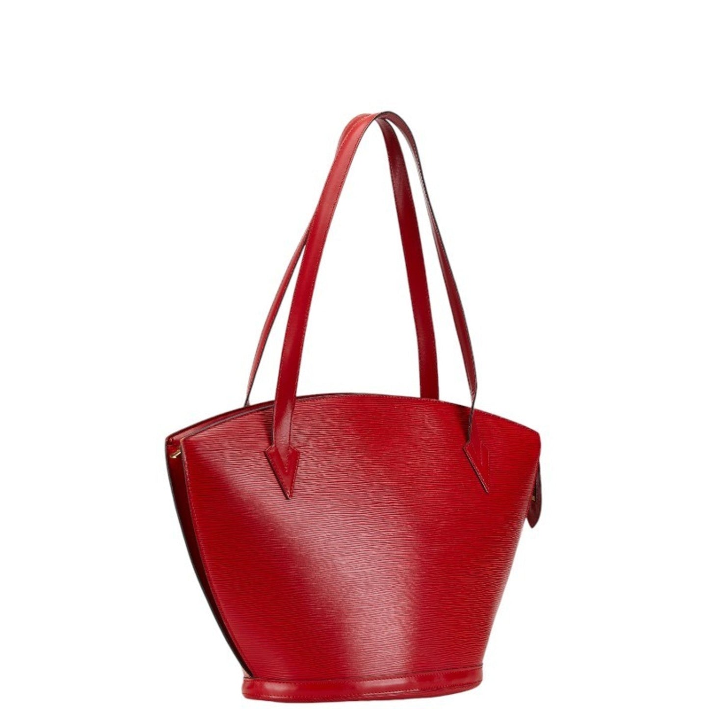 Louis Vuitton Castilian Red Leather Shoulder Bag Tote Bag