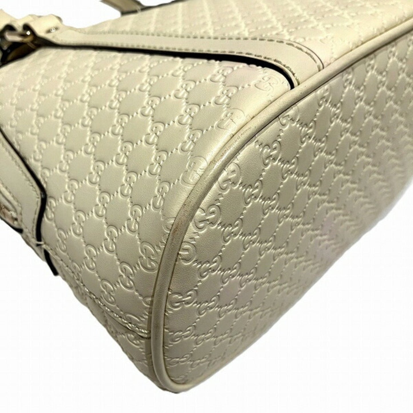 Gucci Ivory Leather Handbag Shoulder Bag