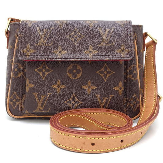 Louis Vuitton Brown Canvas Shoulder Bag ()