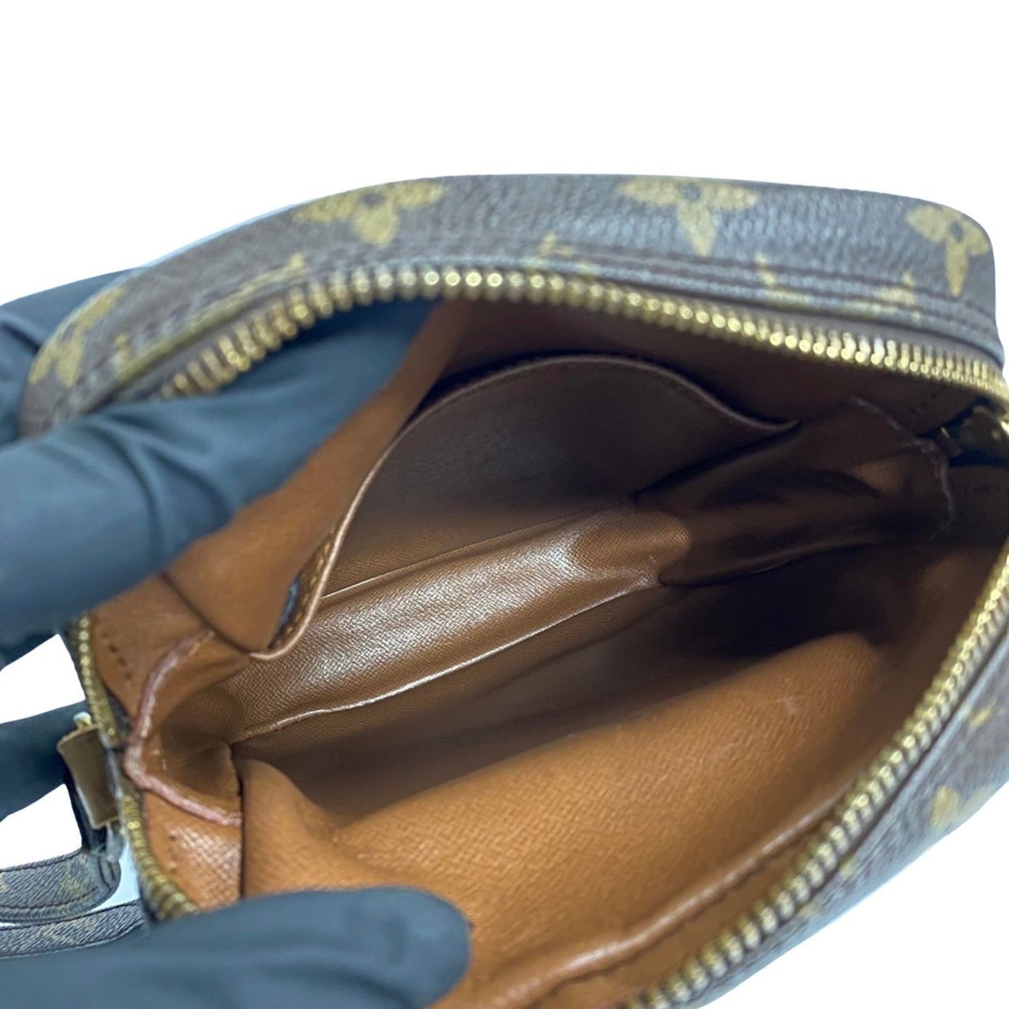 Louis Vuitton Monogram Brown Leather Pvc Shoulder Bag