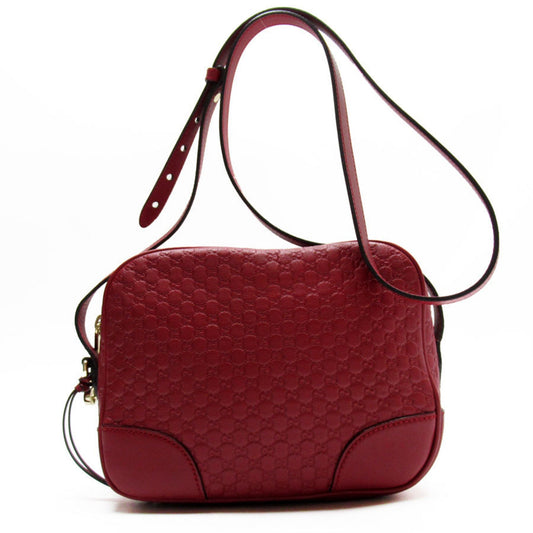 Gucci Dark Red Leather Shoulder Bag ()
