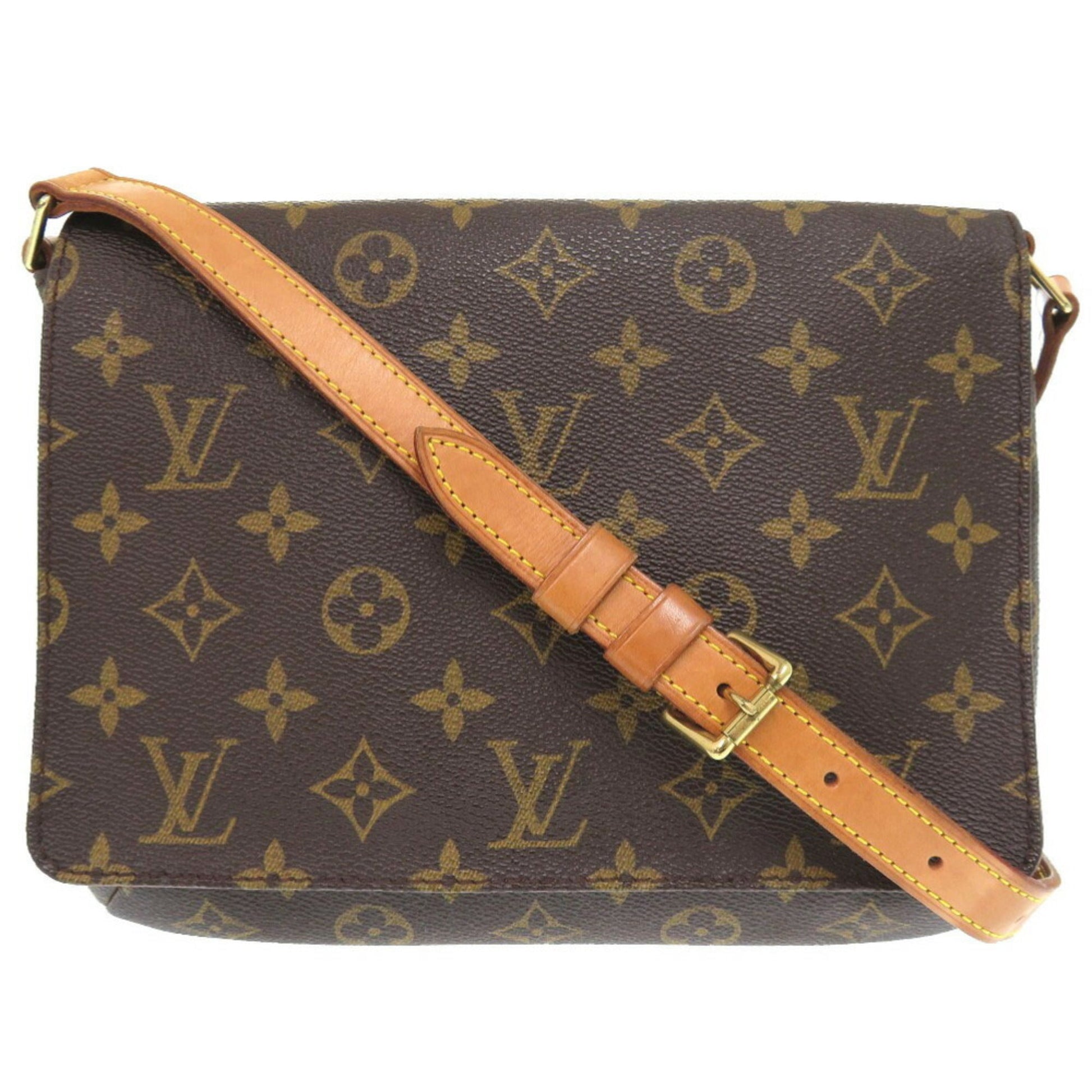 Louis Vuitton Brown Monogram Shoulder Bag ()