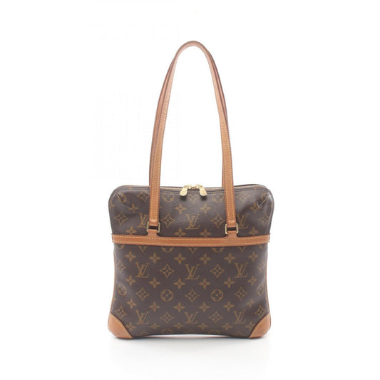 Louis Vuitton Brown Pvc Leather Shoulder Bag ()