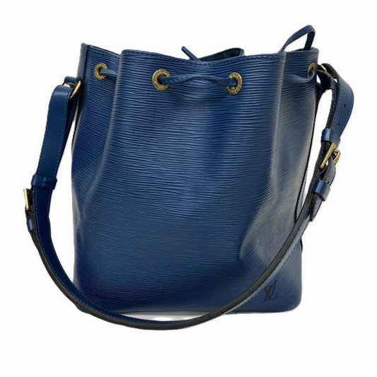 Louis Vuitton Blue Toledo Blue Leather Shoulder Bag ()