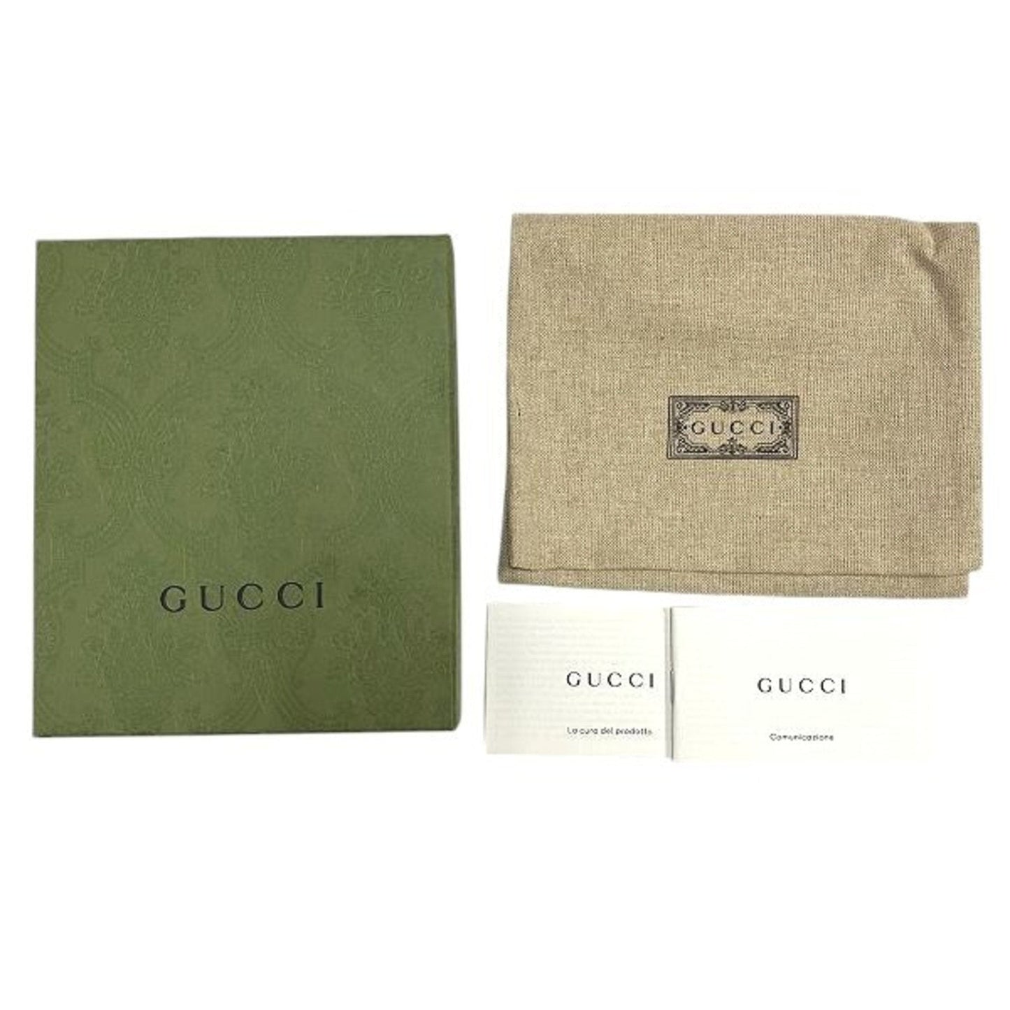 Gucci Black Leather Long Wallet (Bi-Fold)