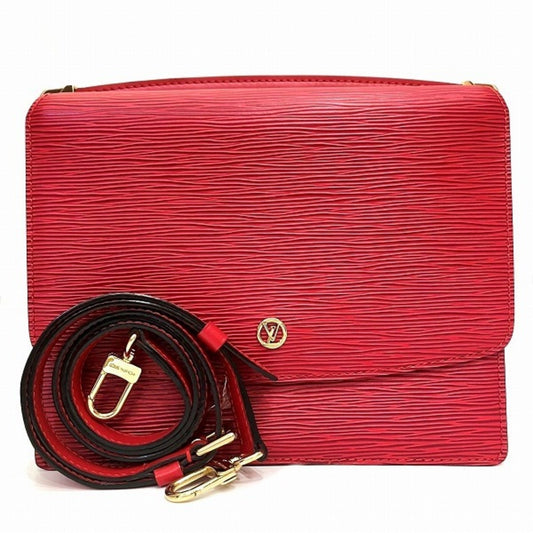 Louis Vuitton Castilian Red Epi Leather Shoulder Bag ()
