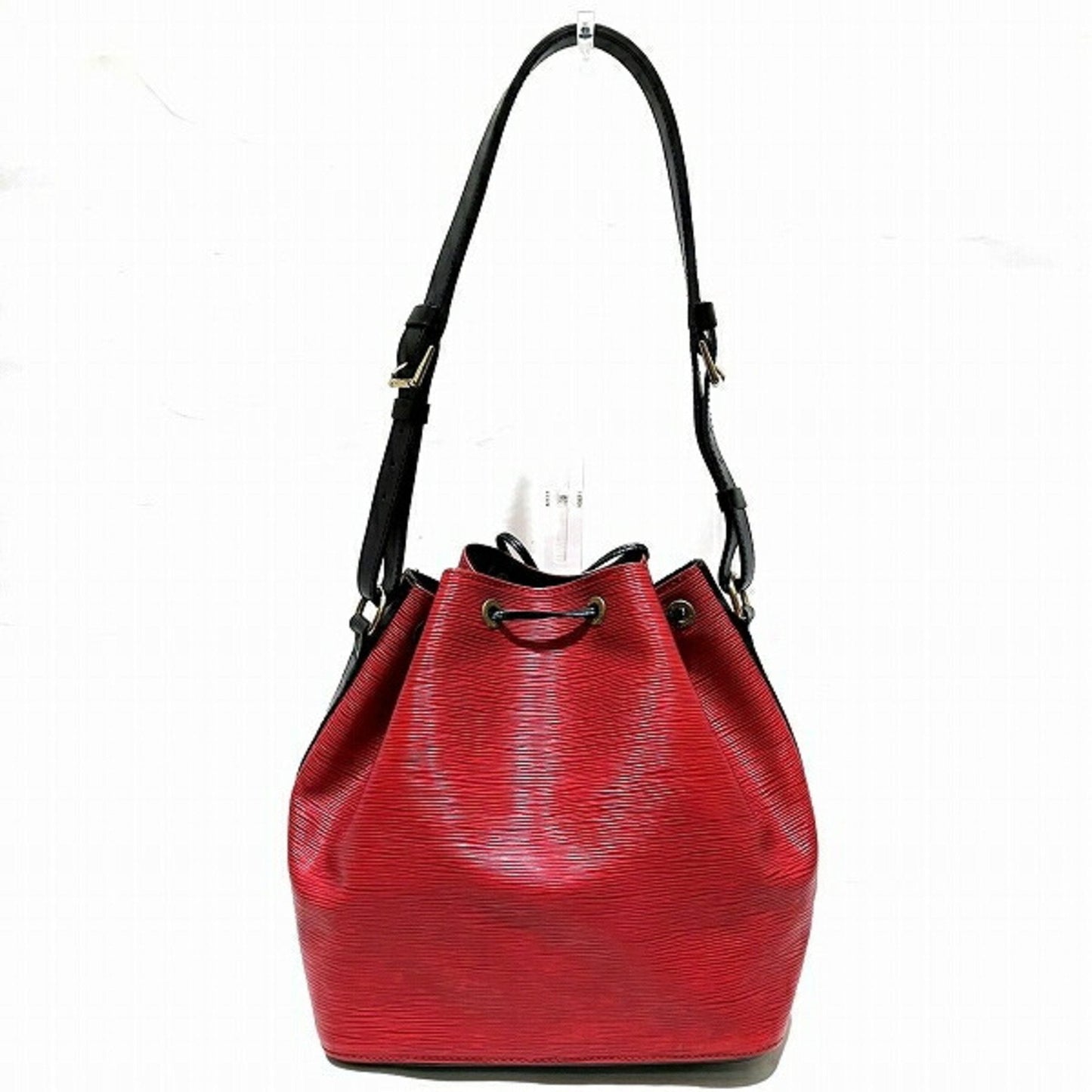 Louis Vuitton Castilian Red Noir Epi Leather Shoulder Bag