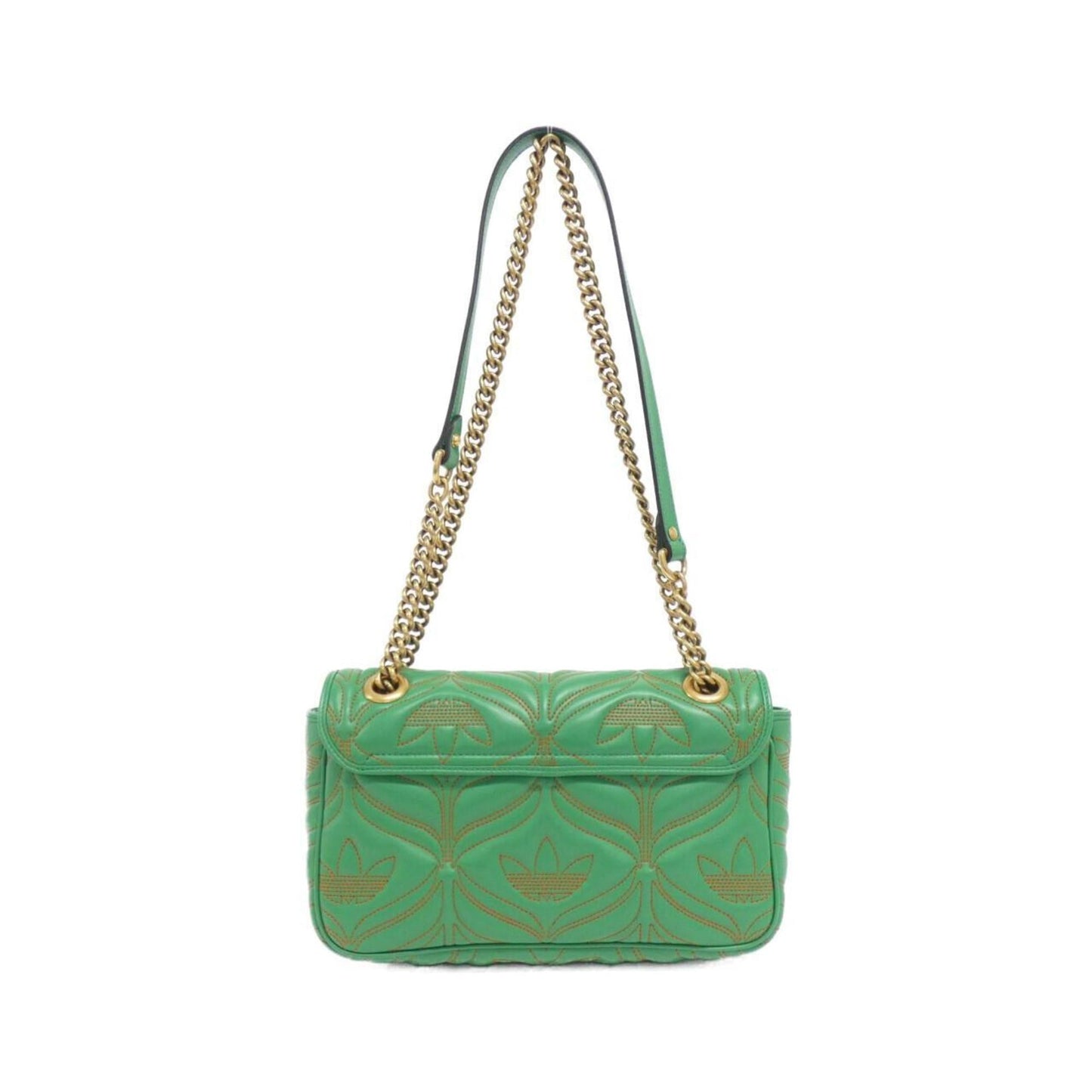 Gucci Gg Marmont Green Quilting Shoulder Bag