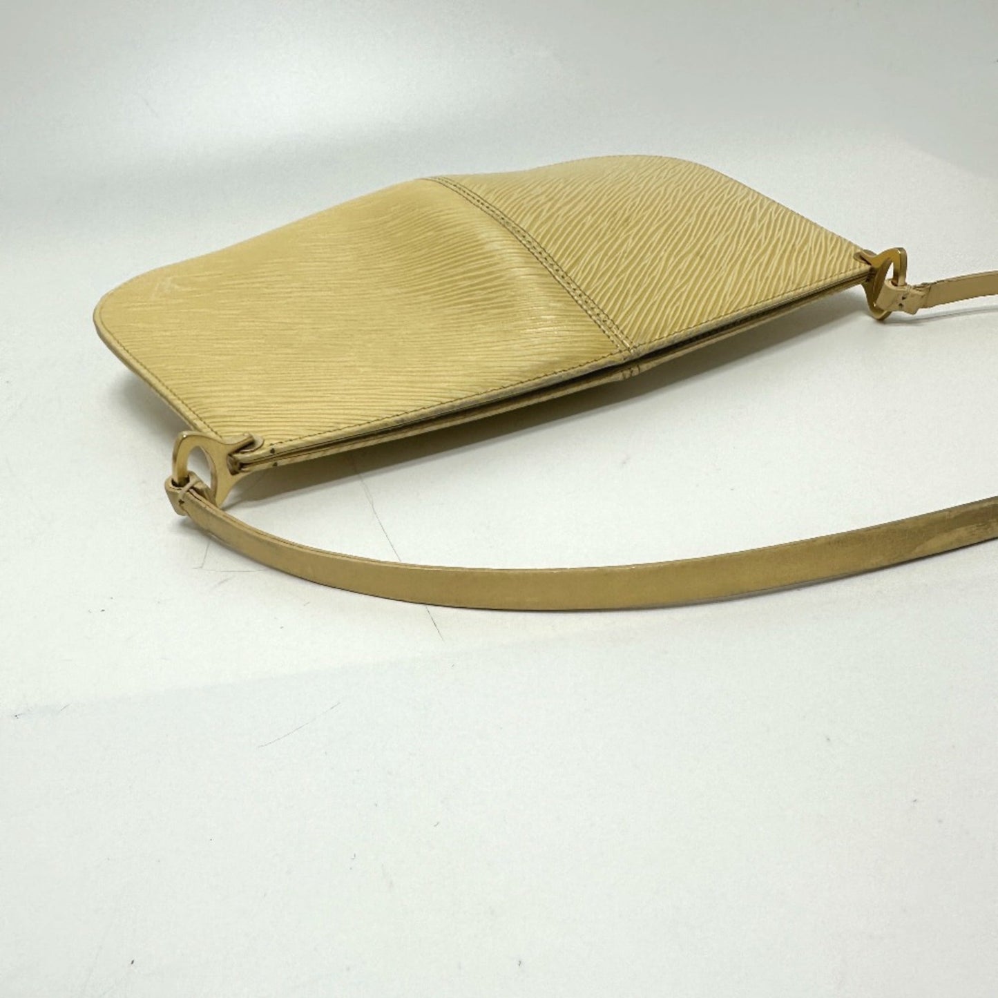 Louis Vuitton Beige Leather Shoulder Bag