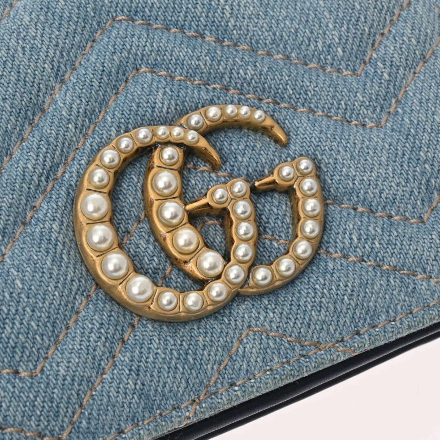 Gucci Blue Denim Wallet (Bi-Fold)