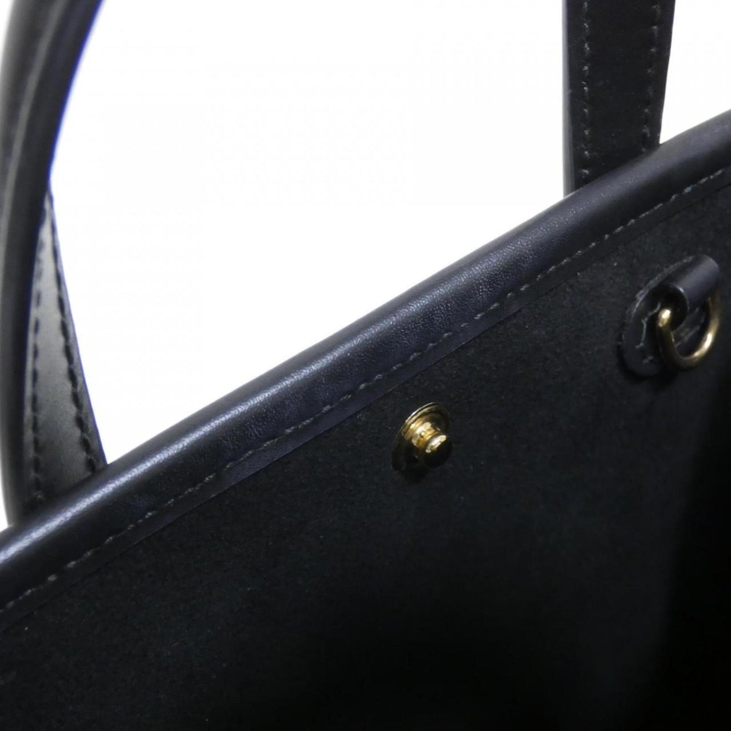Gucci Black Gg Leather Handbag