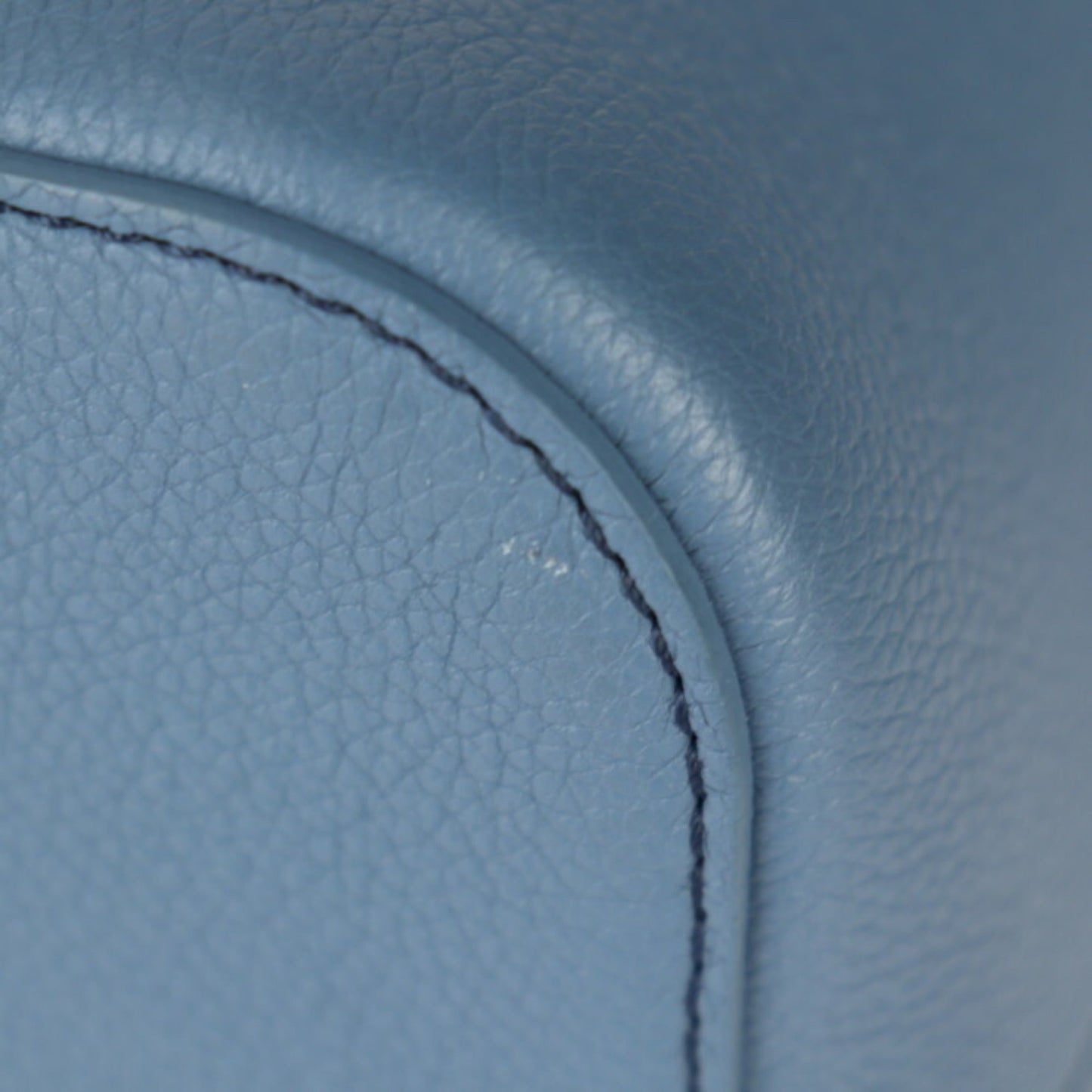 Louis Vuitton Blue Jean Leather Handbag Shoulder Bag Tote Bag