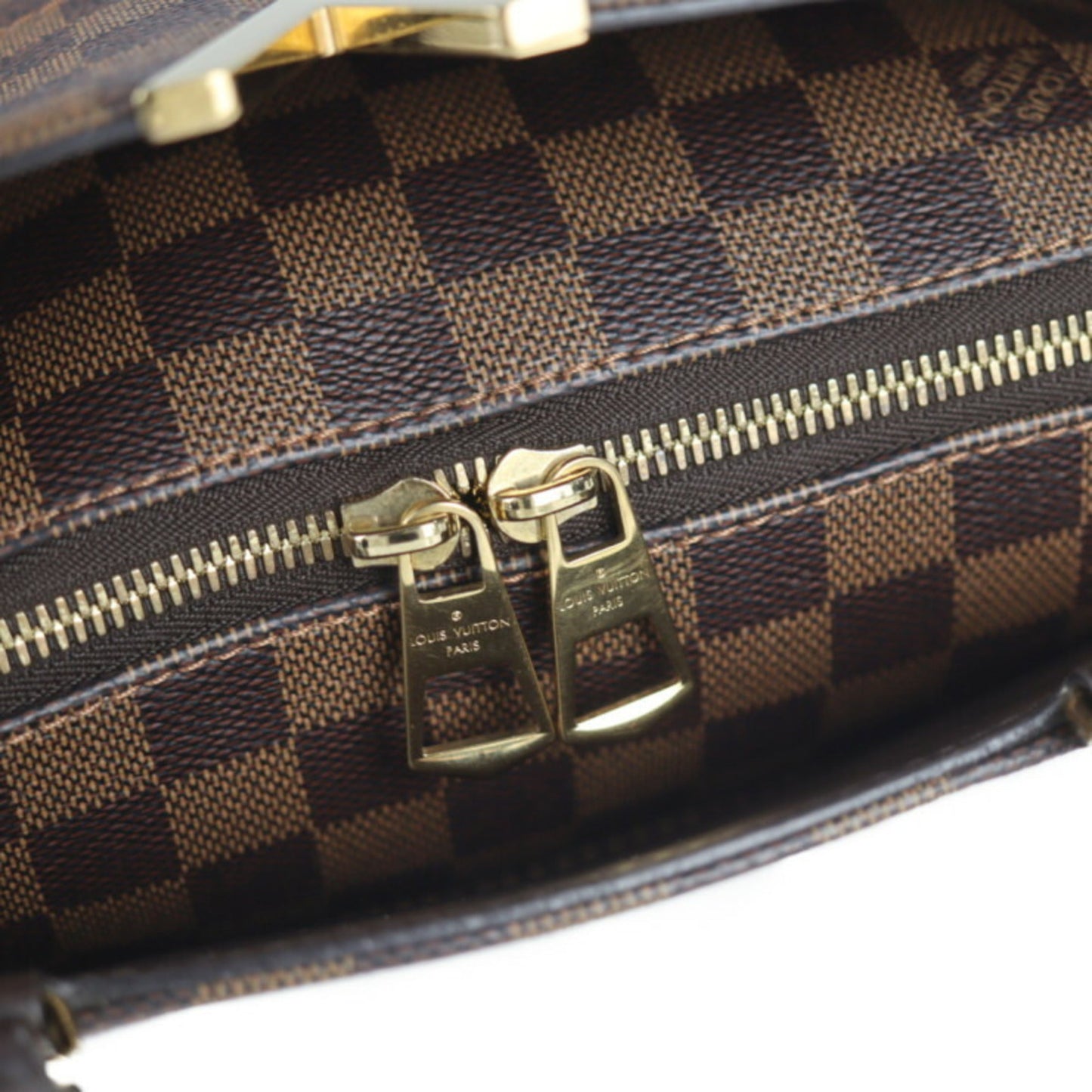 Louis Vuitton Ebene Damier Canvas Handbag Shopping Bag Shoulder Bag Tote Bag