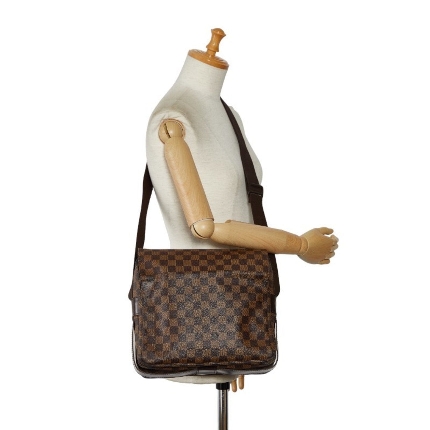 Louis Vuitton Damier Brown Pvc Leather Shoulder Bag