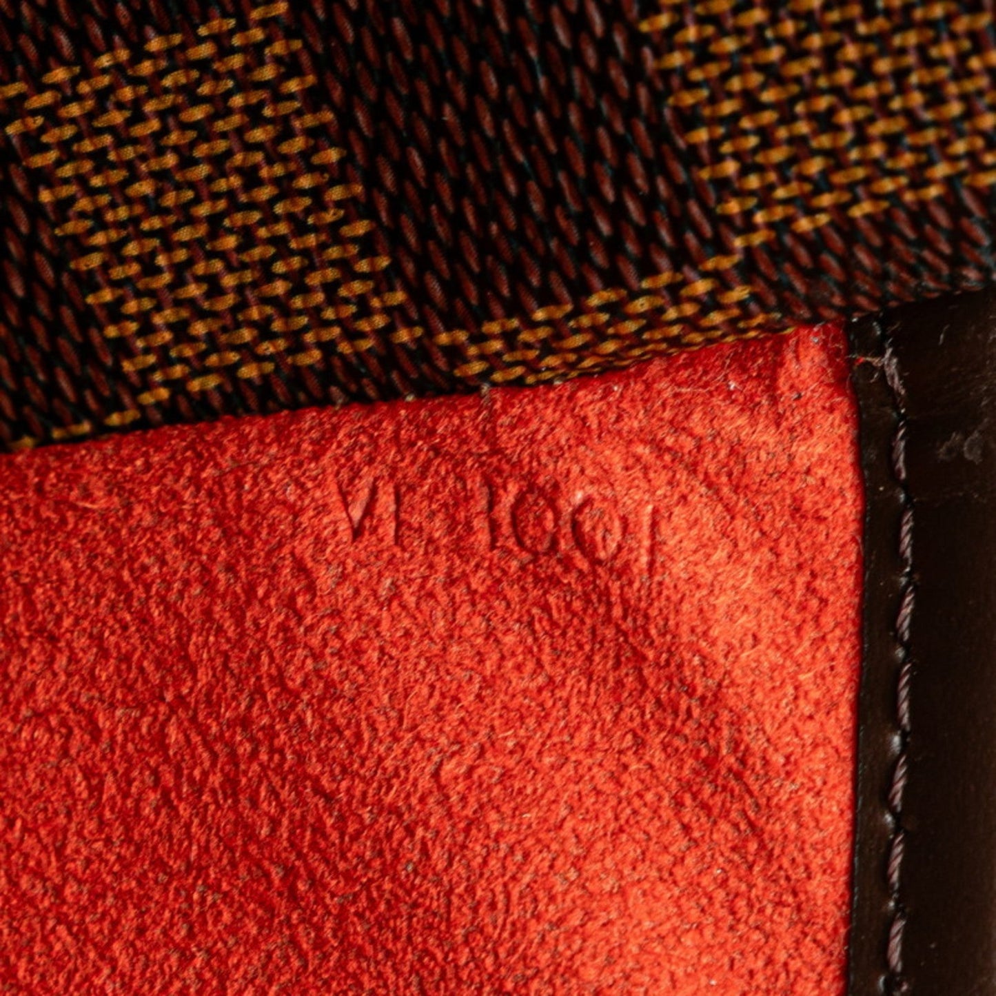 Louis Vuitton Brown Pvc Leather Pochette Pouch Shoulder Bag