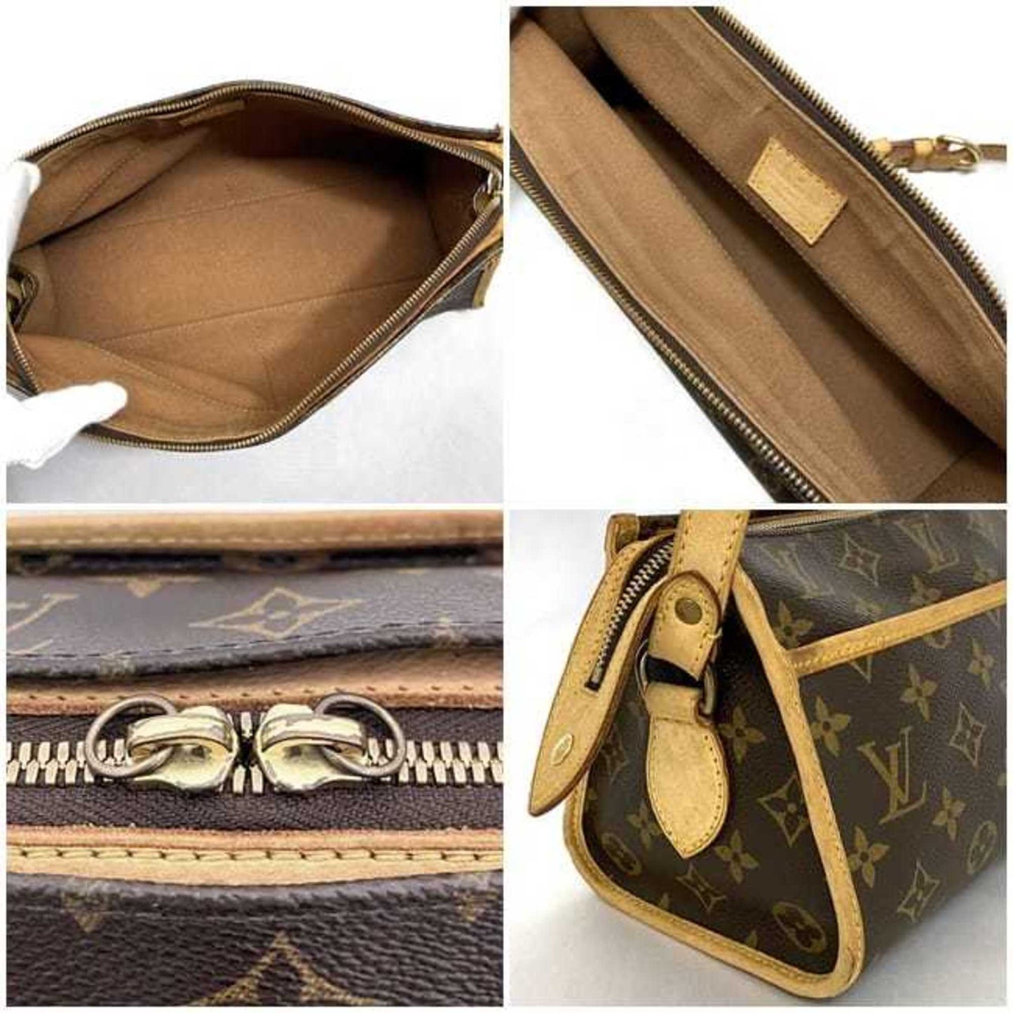Louis Vuitton Monogram Beige Brown Monogram Monogram Shoulder Bag