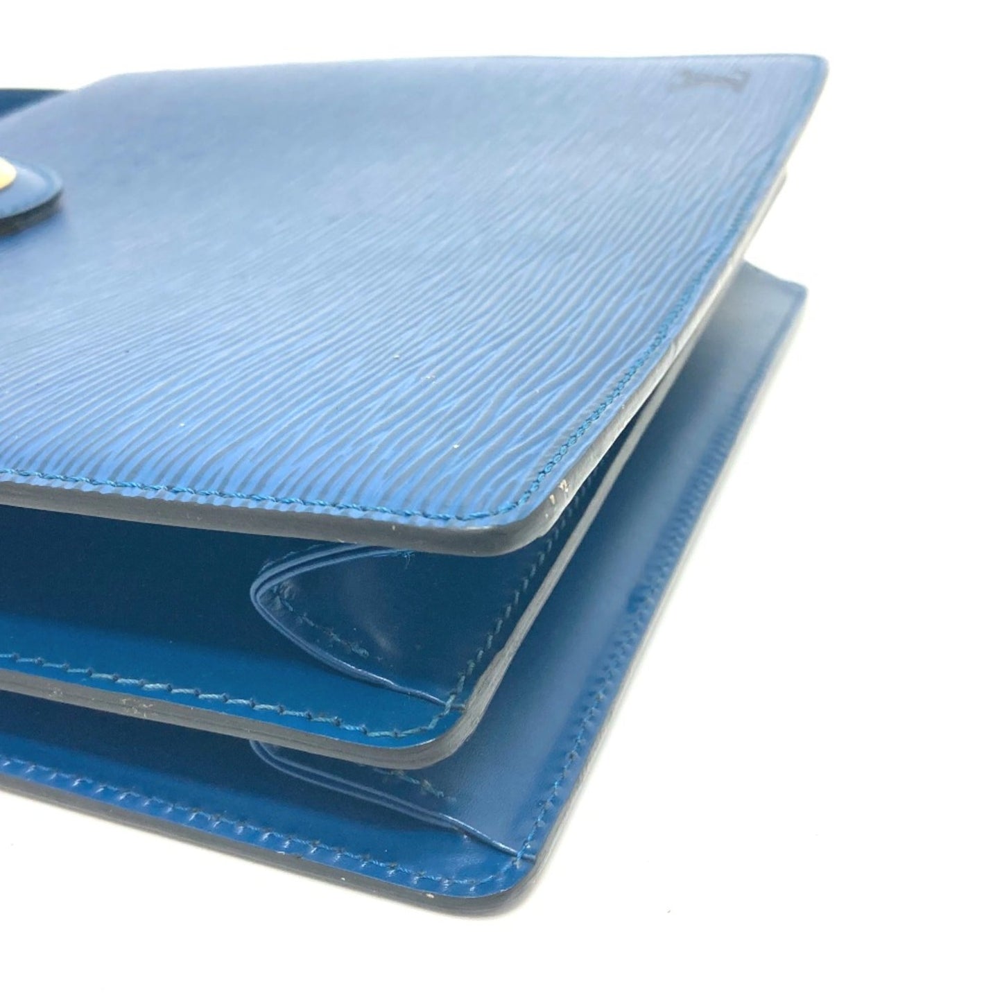 Louis Vuitton Blue Leather Shoulder Bag
