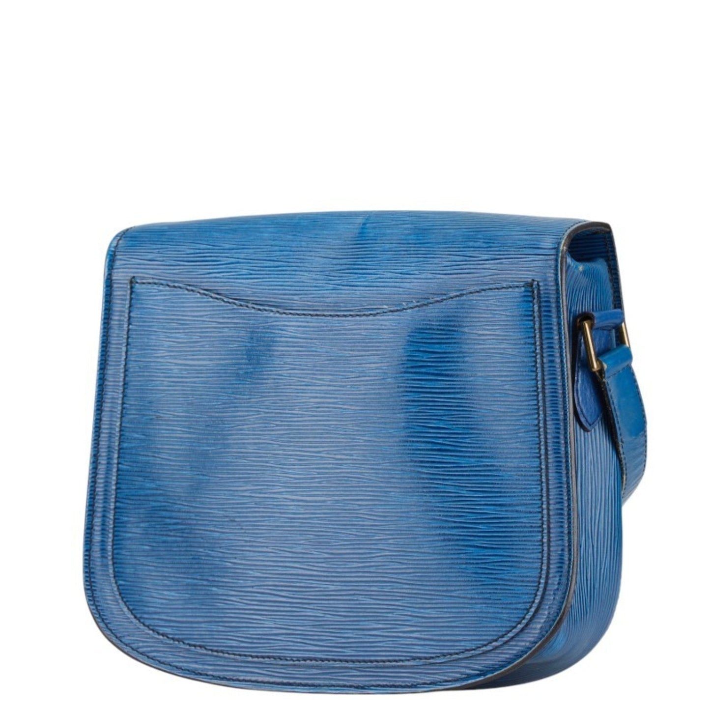 Louis Vuitton Toledo Blue Leather Shoulder Bag