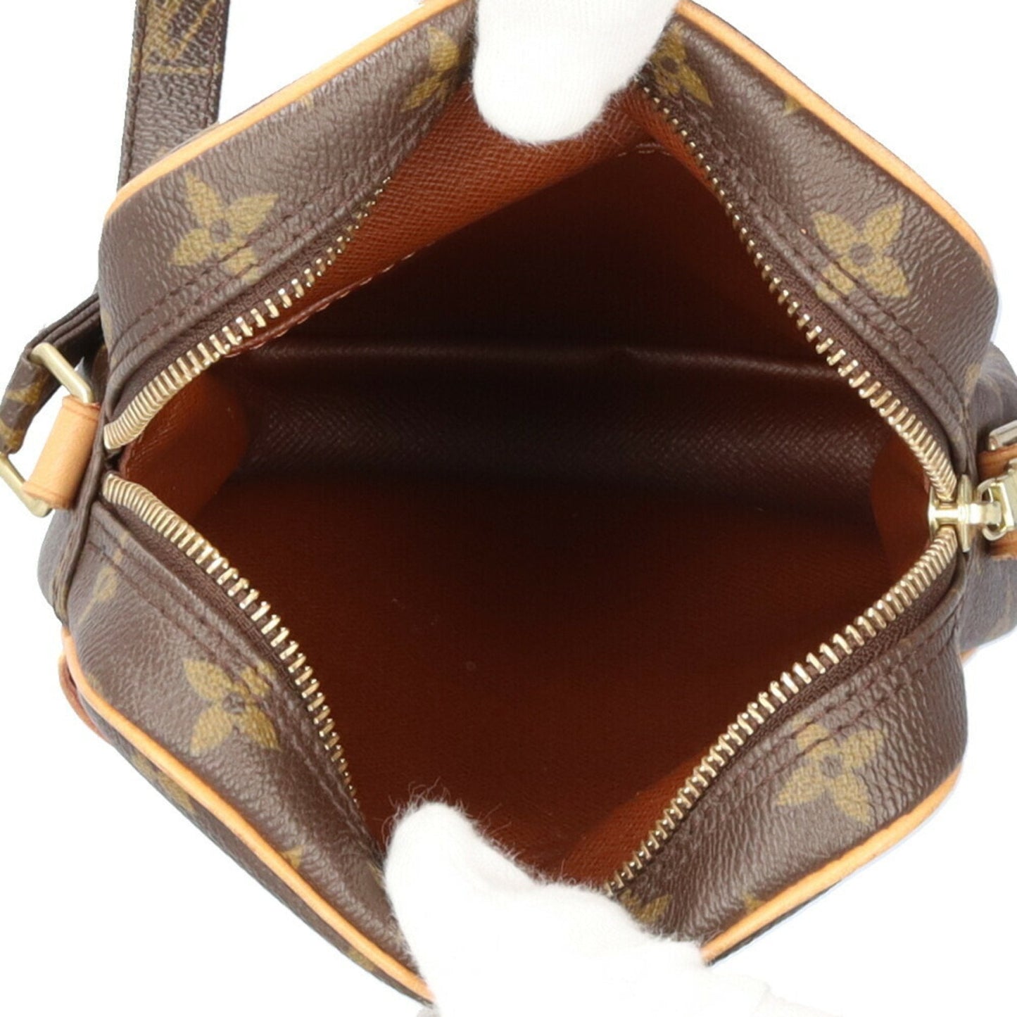 Louis Vuitton Brown Monogram Canvas Shoulder Bag