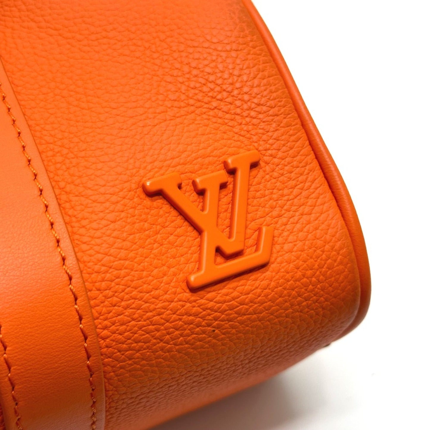 Louis Vuitton Orange Leather Shoulder Bag