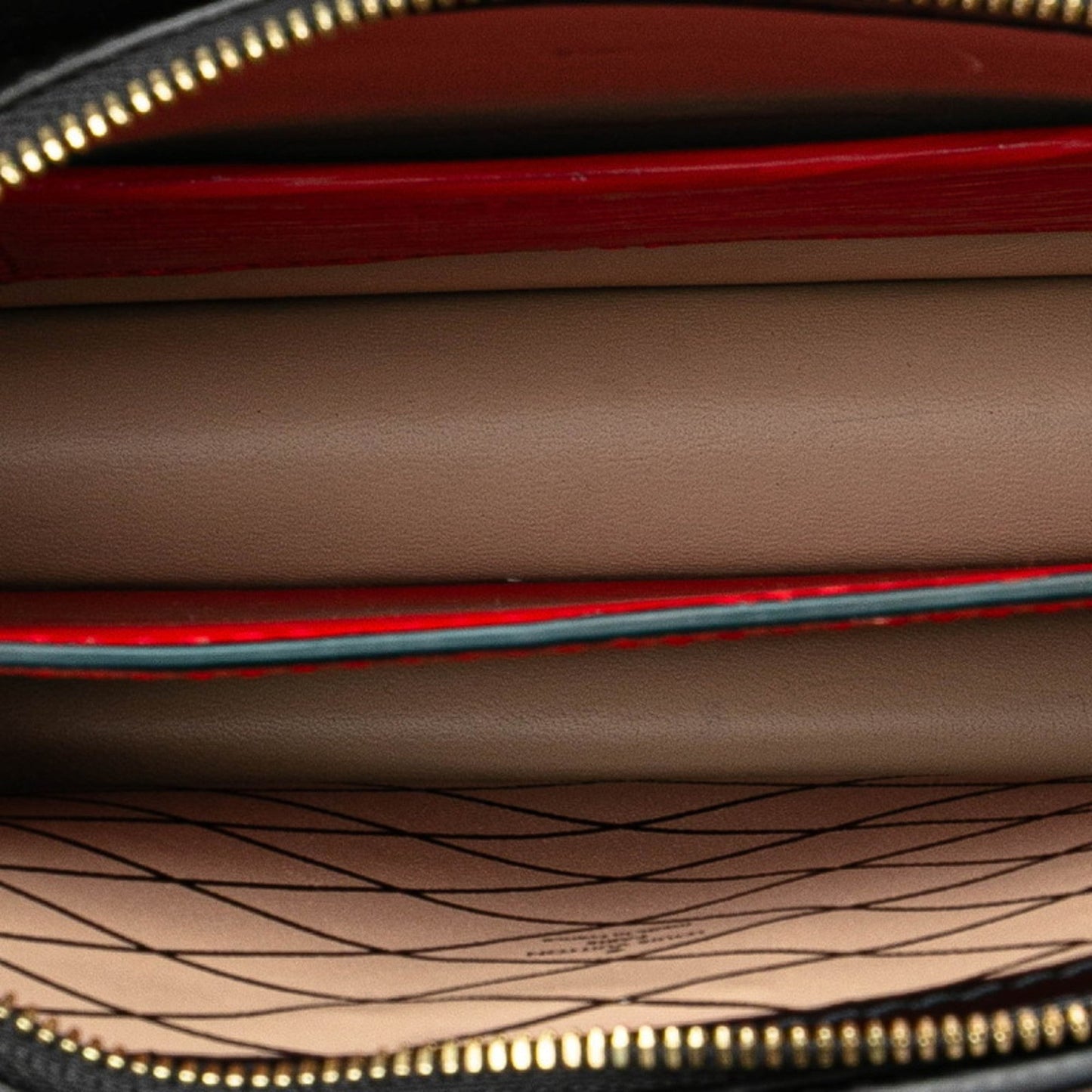 Louis Vuitton Epi Black Rouge Leather Clutch Bag Shoulder Bag
