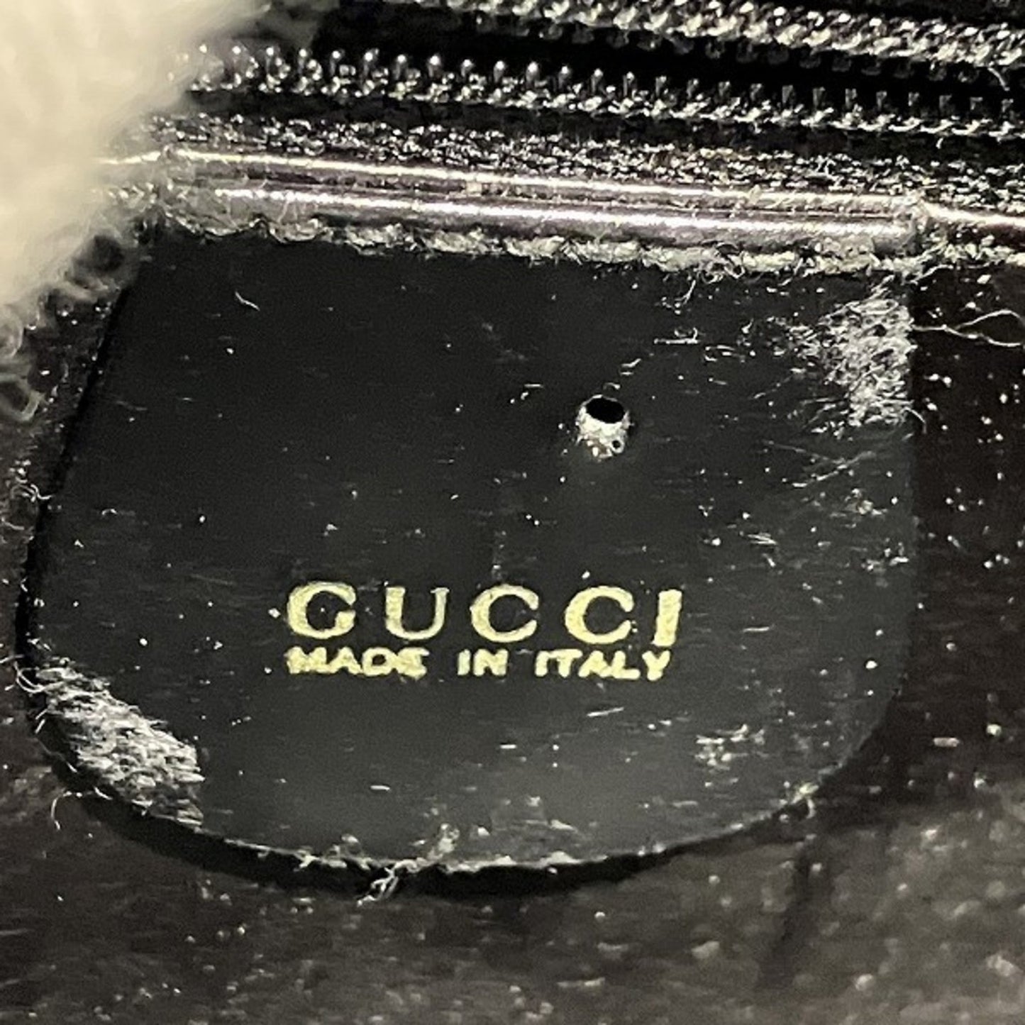 Gucci Black Patent Leather Handbag Shoulder Bag