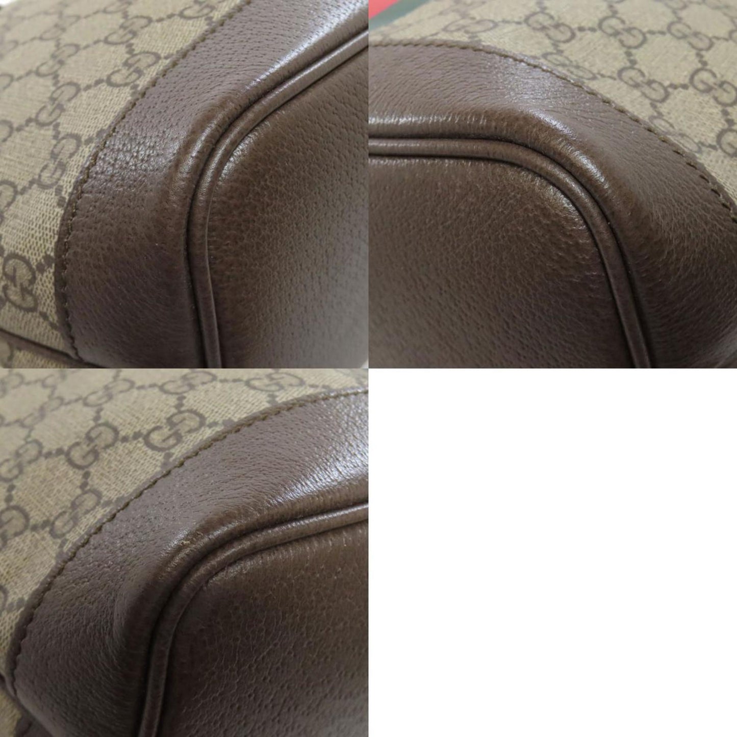 Gucci Brown Pvc Tote Bag