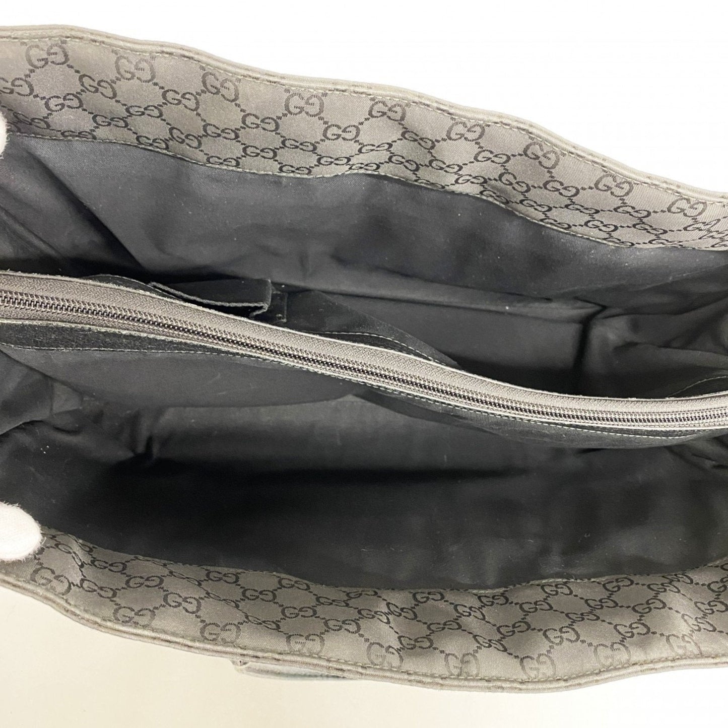 Gucci Black Nylon Tote Bag