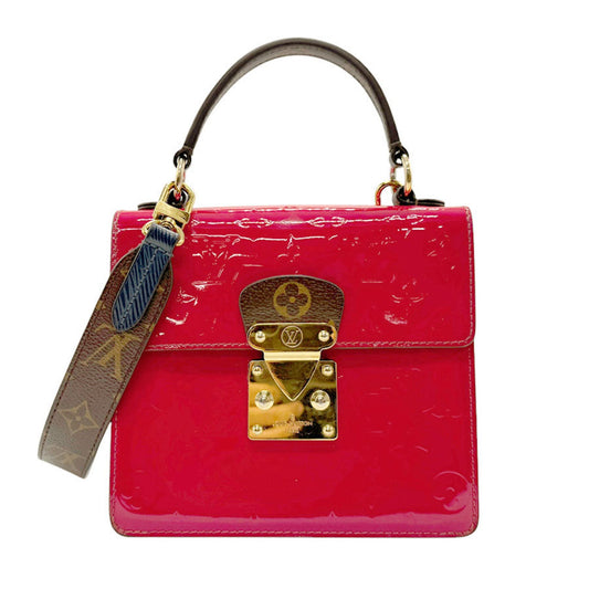 Louis Vuitton Sacrlet Monogram Vernis Handbag Shoulder Bag ()