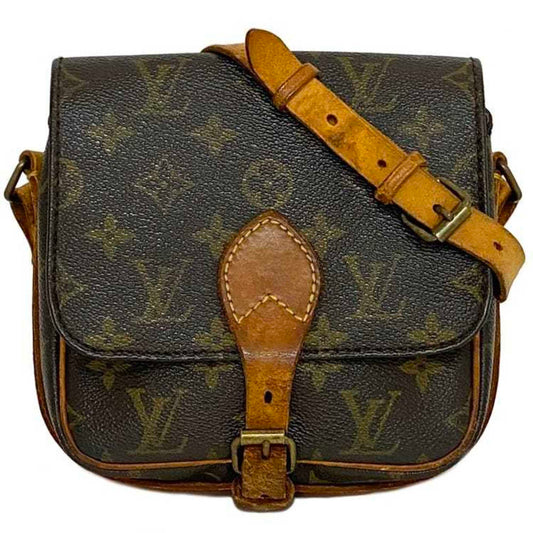Louis Vuitton Brown Monogram Monogram Leather Shoulder Bag ()