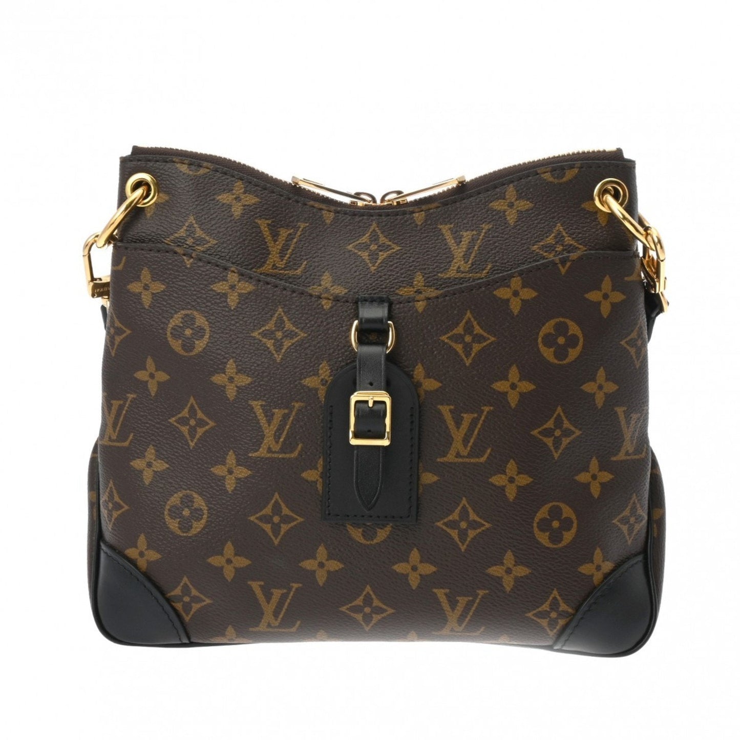 Louis Vuitton Brown Noir Monogram Shoulder Bag ()