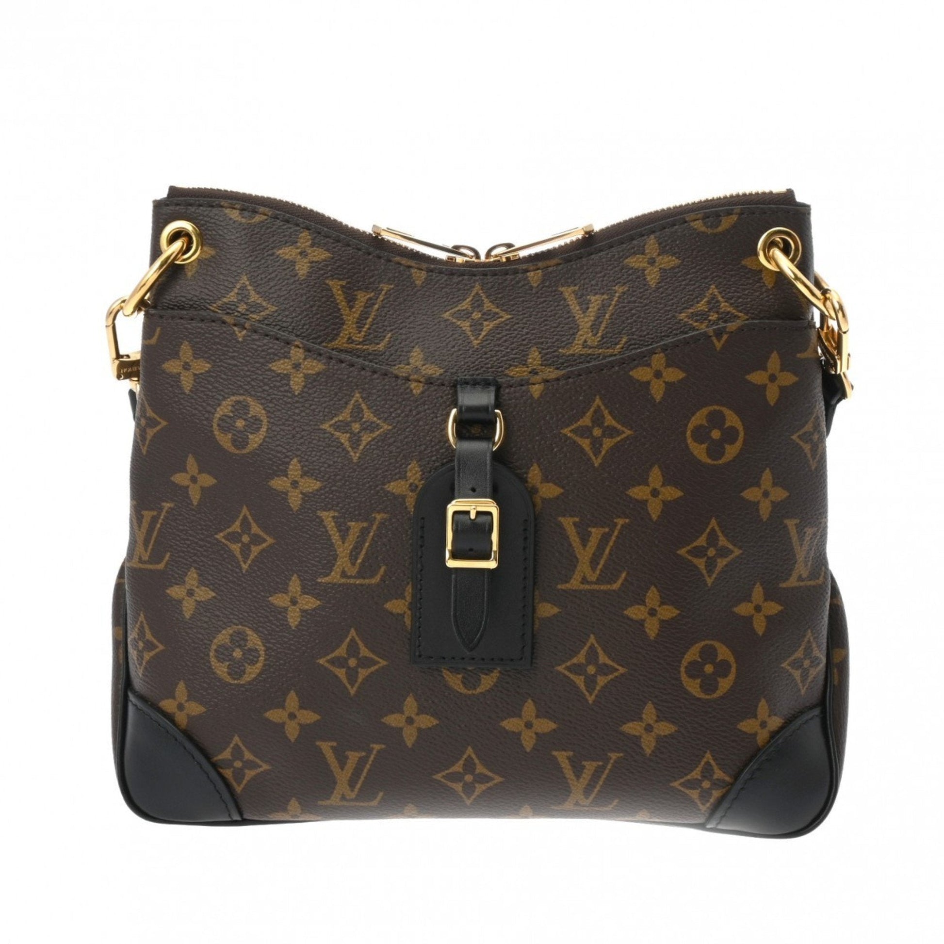 Louis Vuitton Brown Noir Monogram Shoulder Bag ()