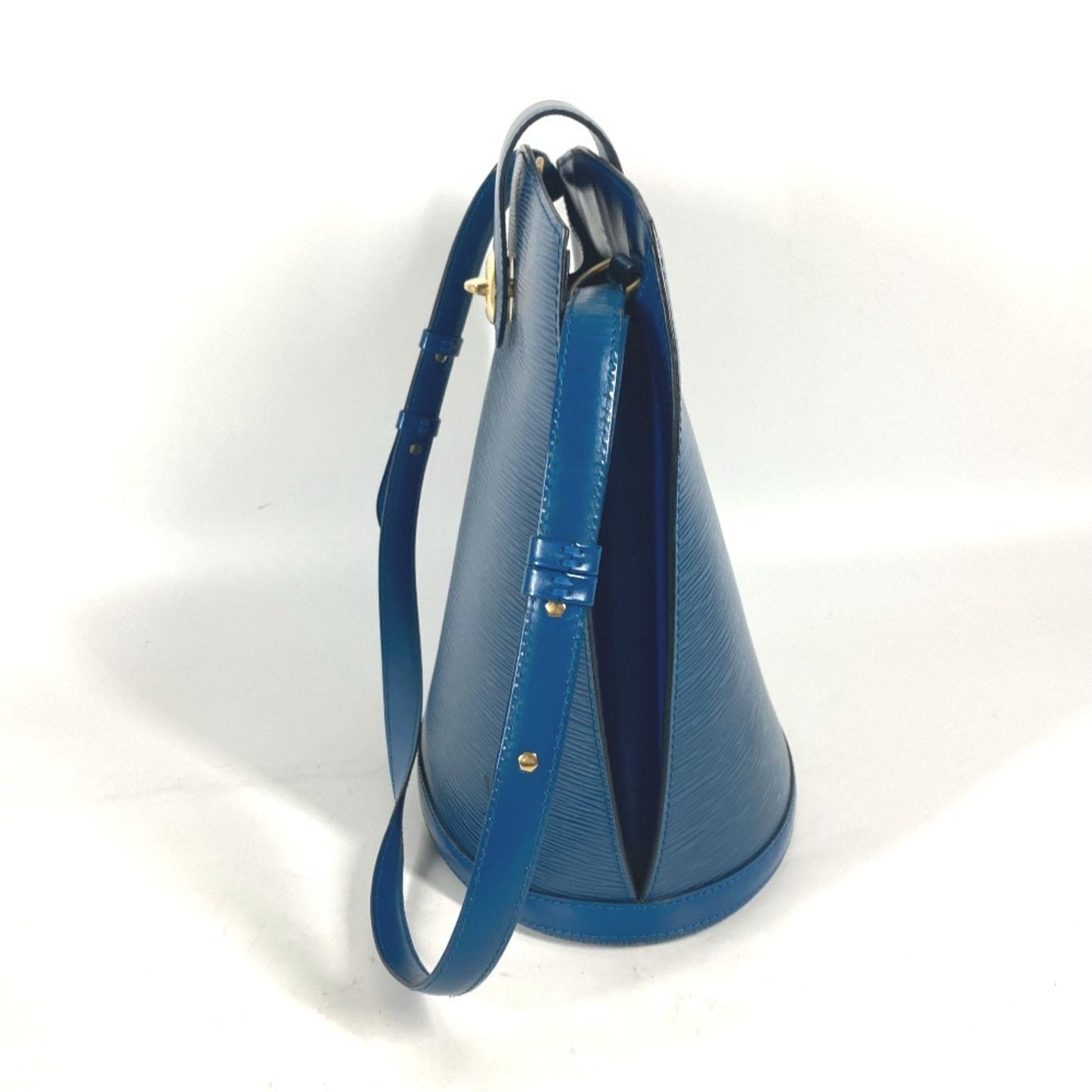 Louis Vuitton Epi Blue Toledo Blue Epi Leather Shoulder Bag