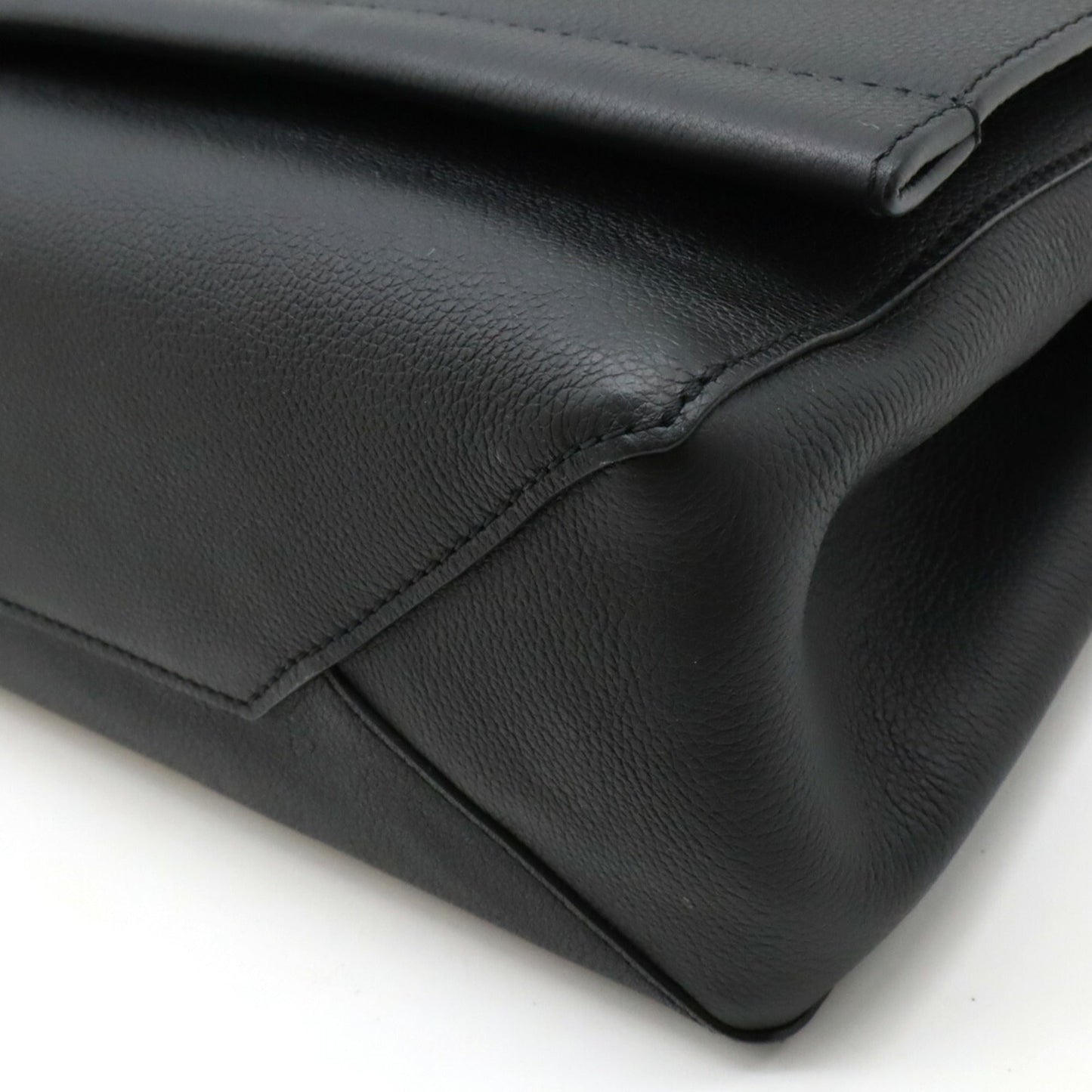 Louis Vuitton Black Noir Leather Handbag Shoulder Bag