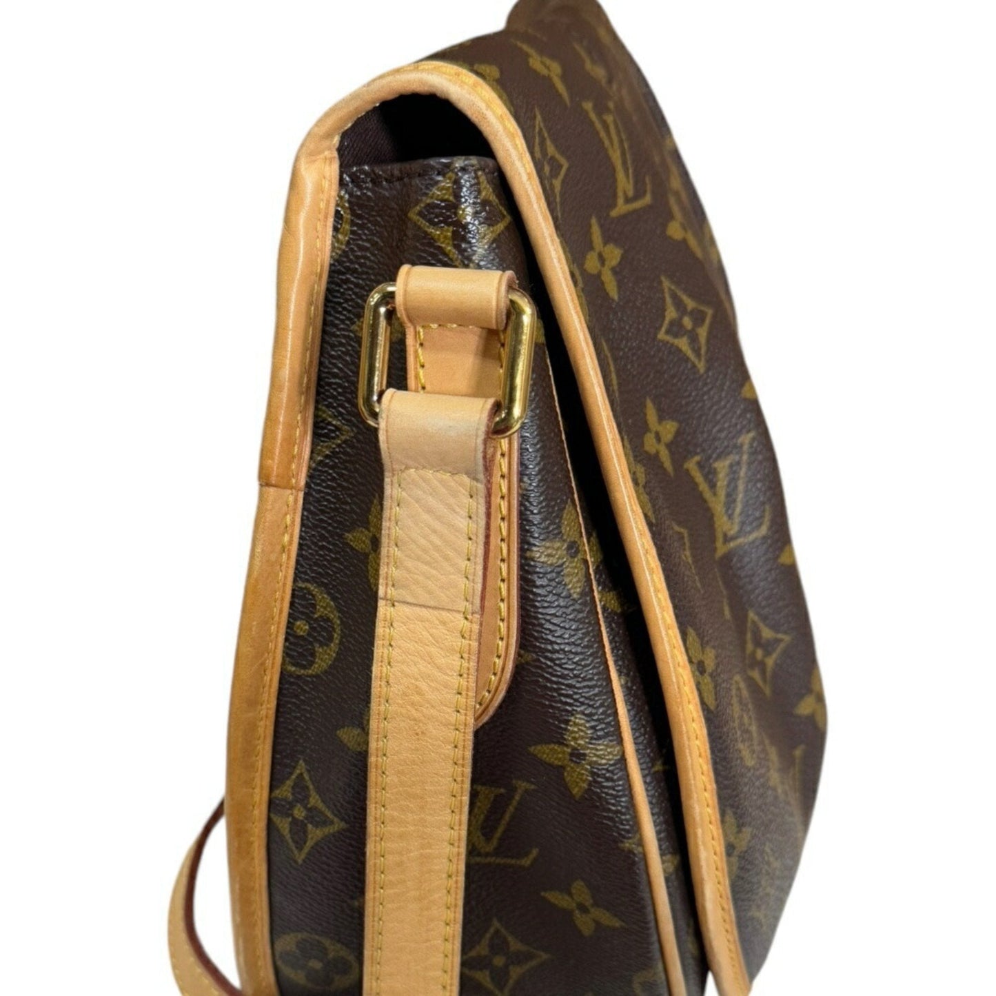 Louis Vuitton Brown Monogram Canvas Shoulder Bag