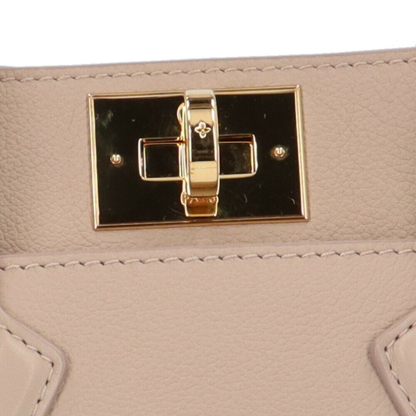 Louis Vuitton Beige Galle Leather Mahina Leather Shoulder Bag