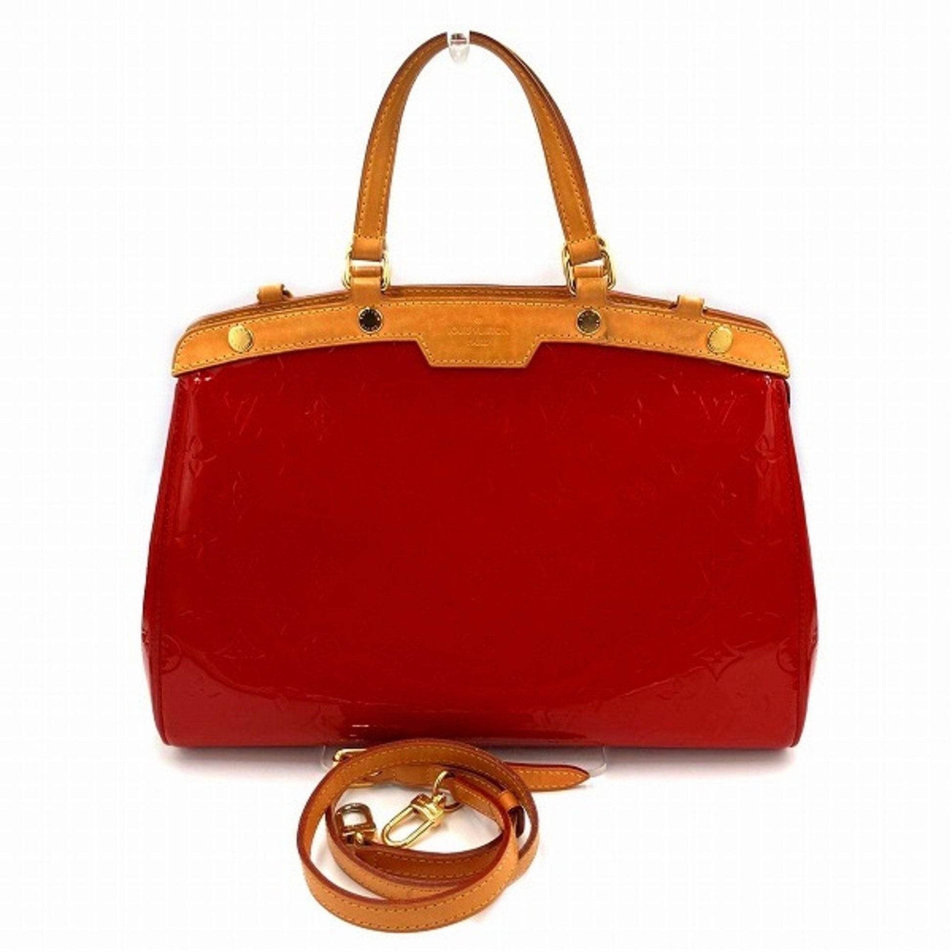 Louis Vuitton Vernis Cerise Vernis Handbag Shoulder Bag ()