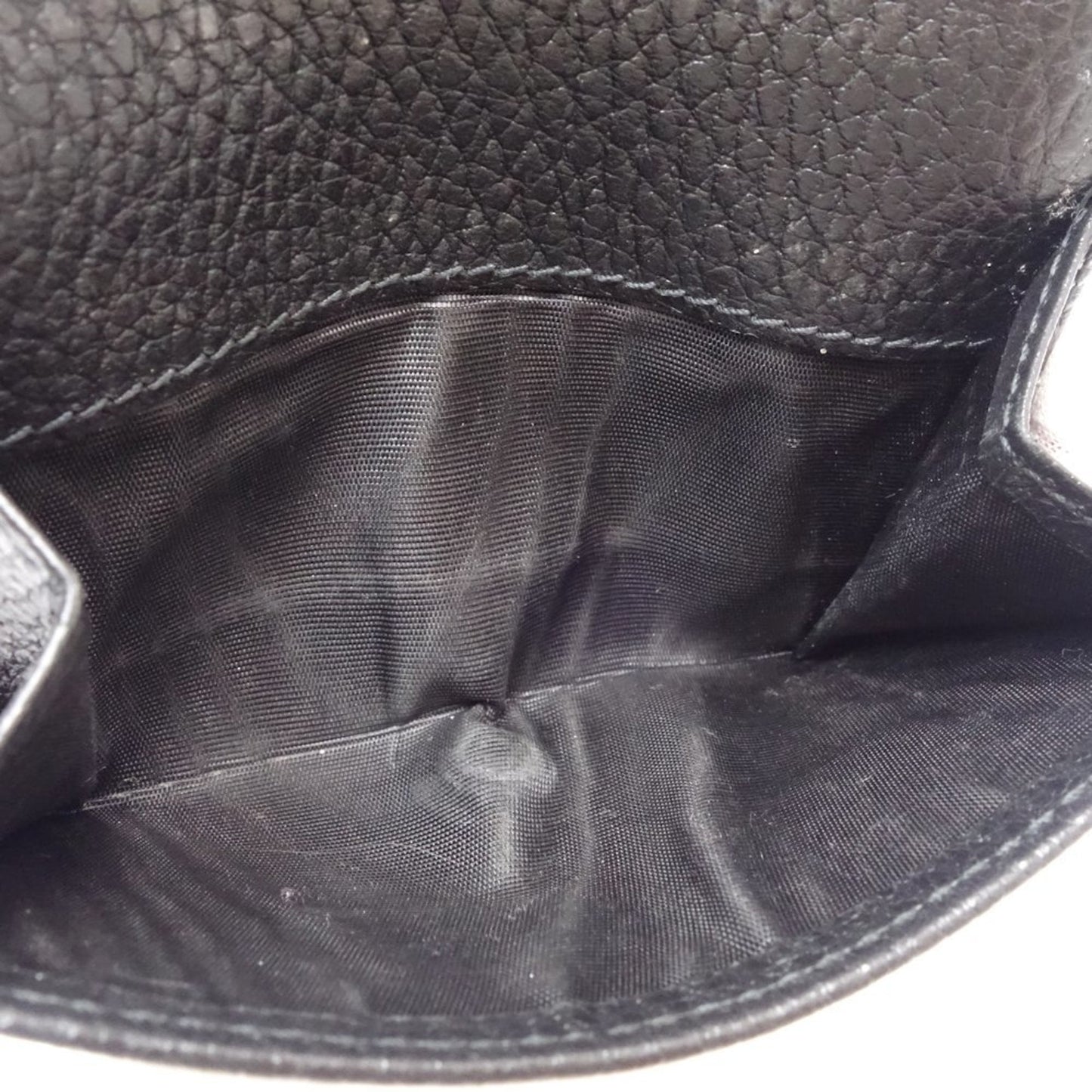 Gucci Black Leather Wallet (Tri-Fold)