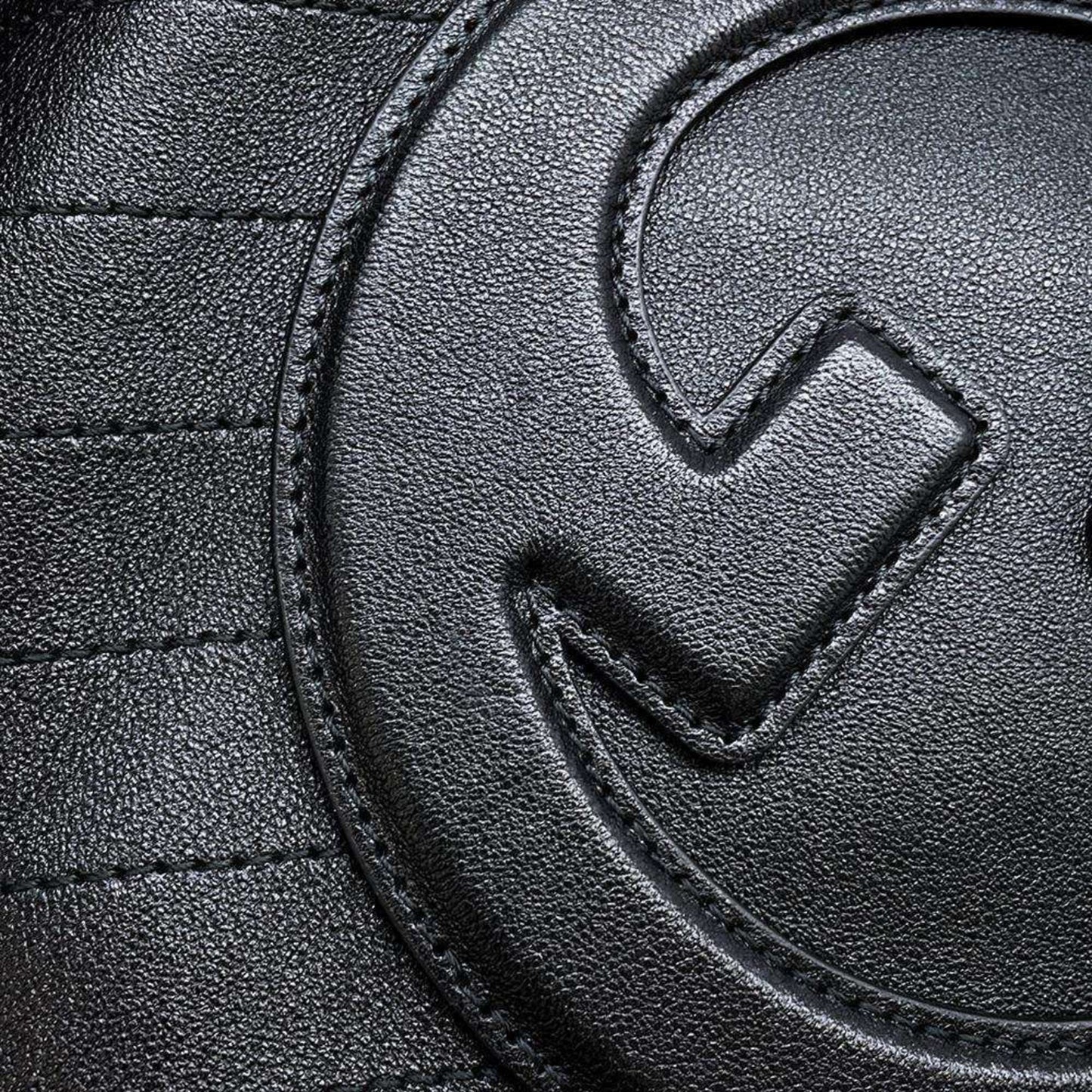 Gucci Black Leather Shoulder Bag Tote Bag