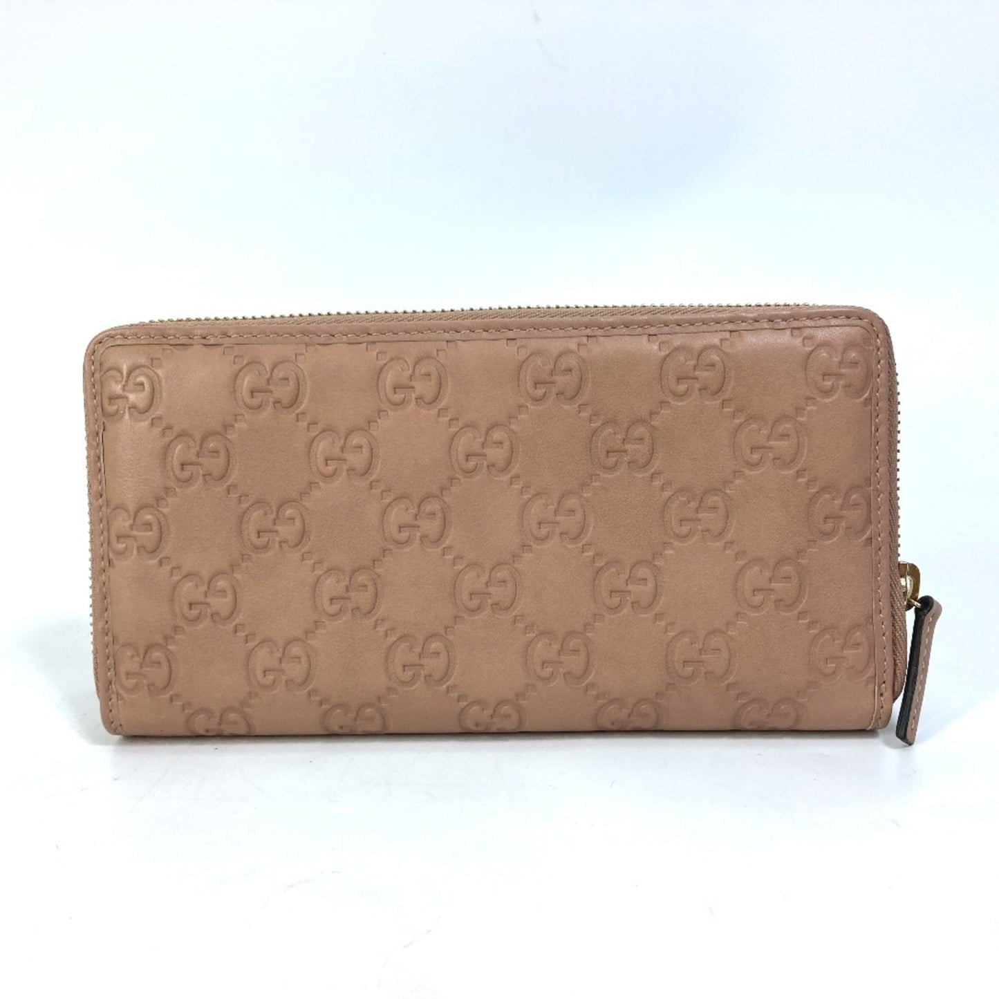 Gucci Pink Leather Long Wallet (Bi-Fold)