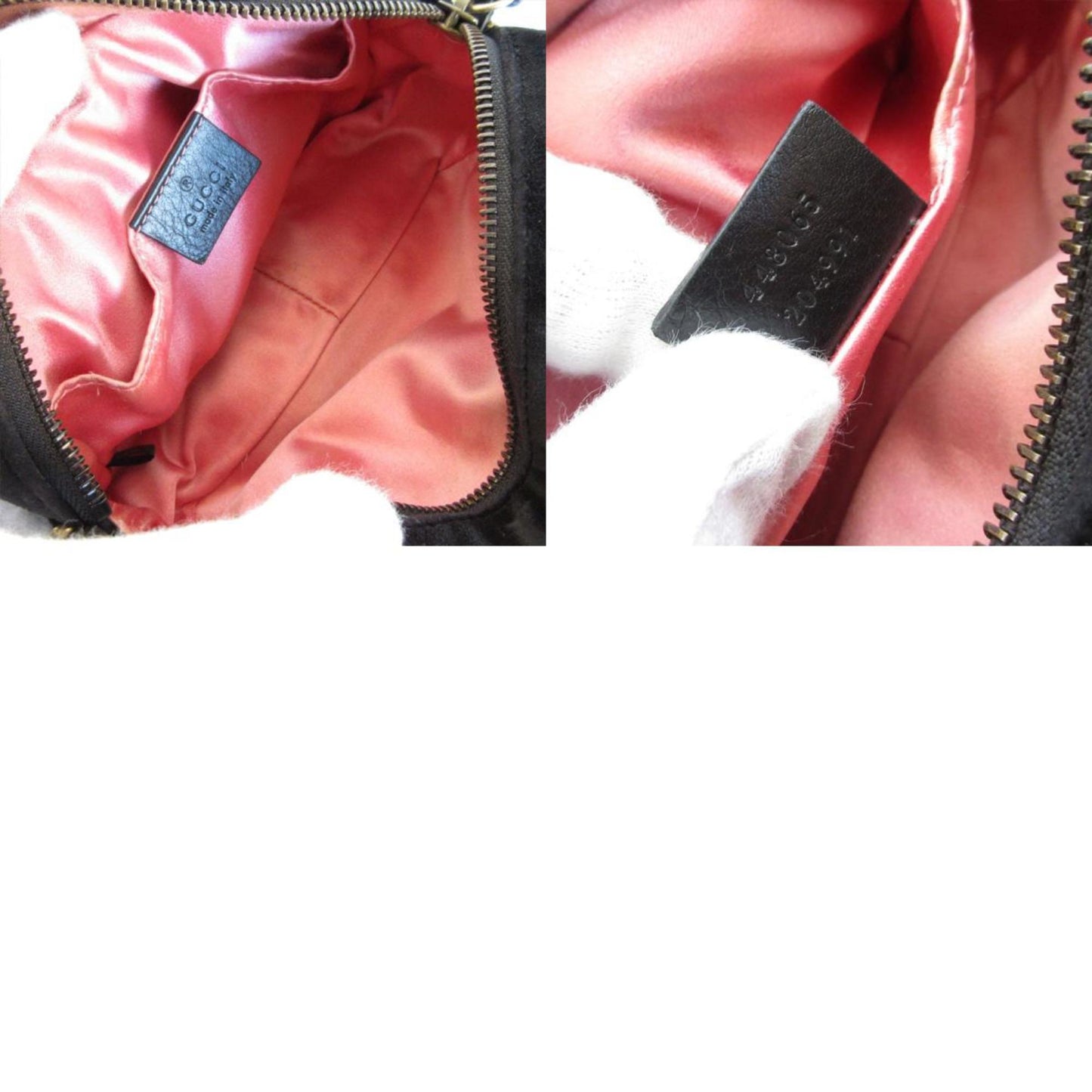 Gucci Black Velvet Shoulder Bag