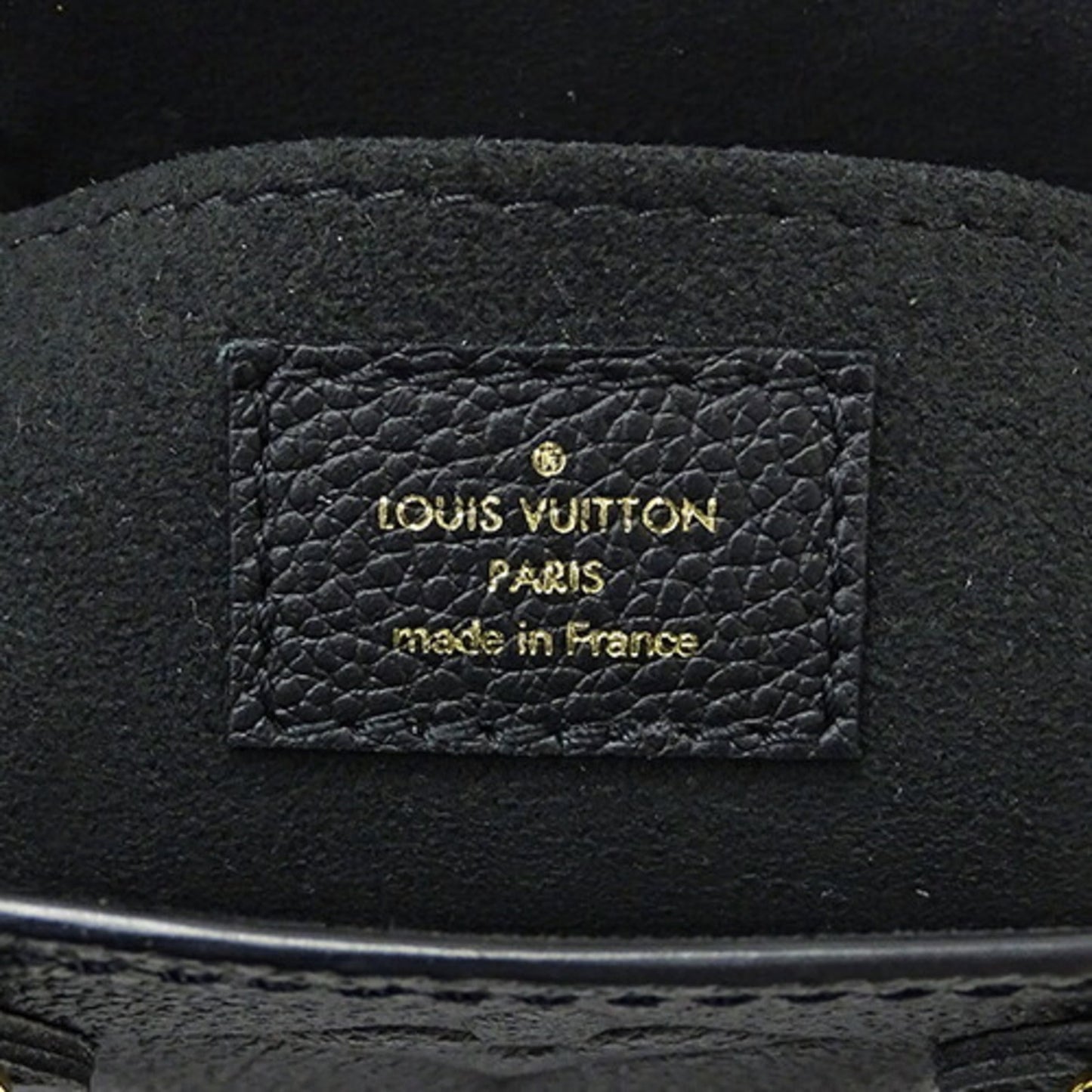 Louis Vuitton Black Noir Monogram Empreinte Handbag Shoulder Bag