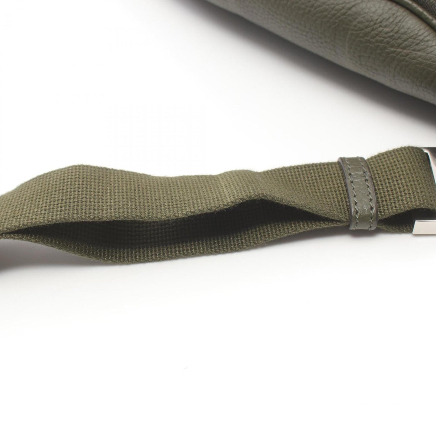 Gucci Khaki Leather Fanny Pack
