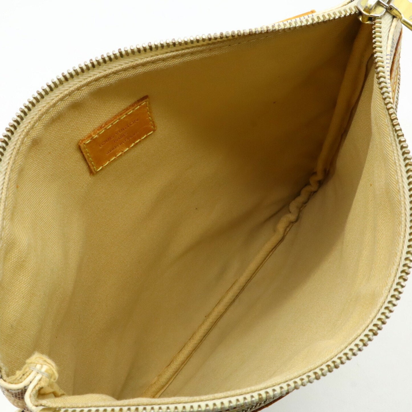 Louis Vuitton Damier Azur Ivory Pvc Pochette Shoulder Bag