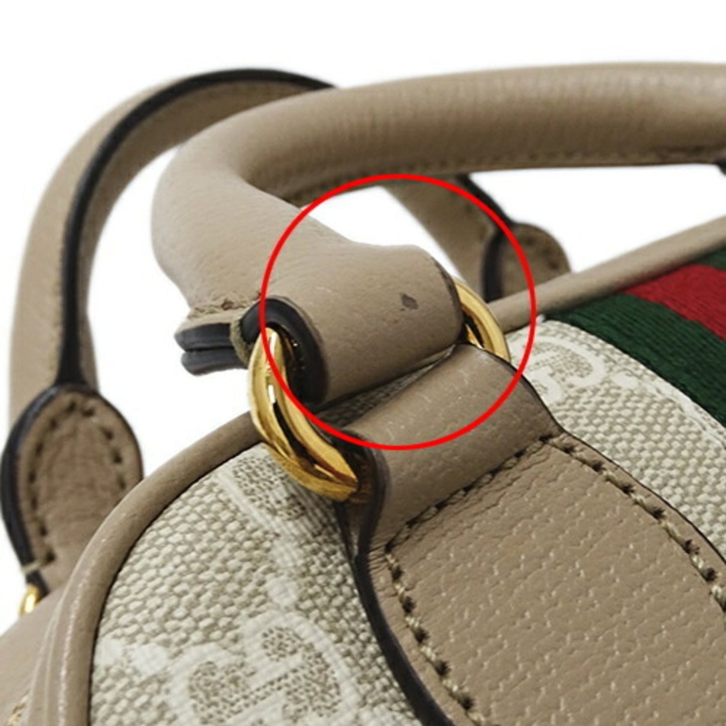 Gucci Beige Grayish Gg Supreme Canvas Handbag Shoulder Bag