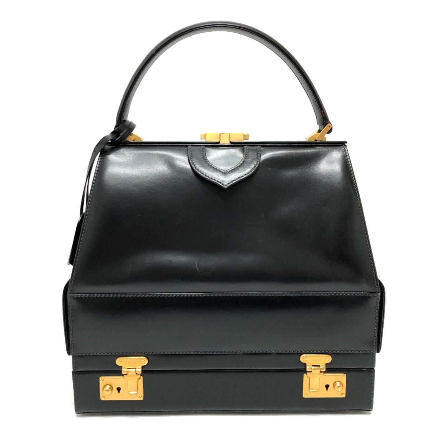 Gucci Black Leather Handbag ()